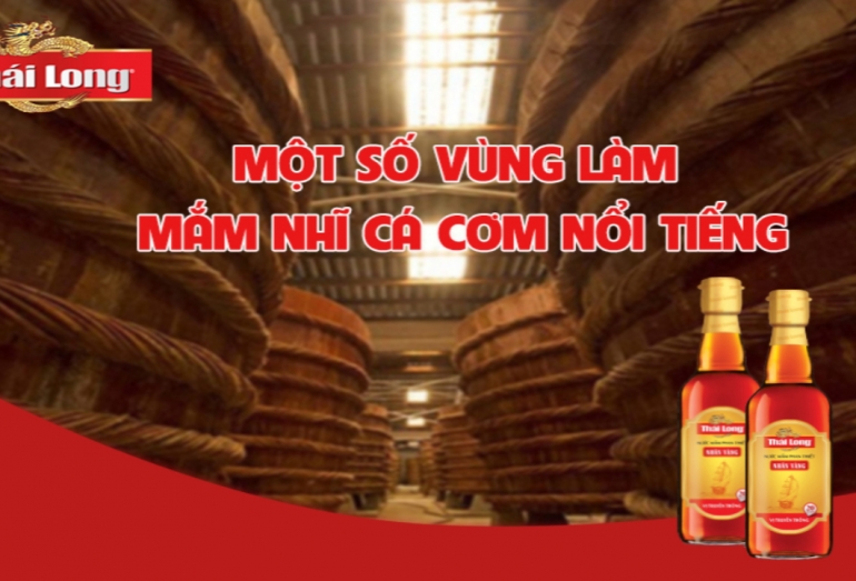 MỘT SỐ VÙNG LÀM NƯỚC MẮM NHĨ CÁ CƠM NỔI TIẾNG TẠI VIỆT NAM