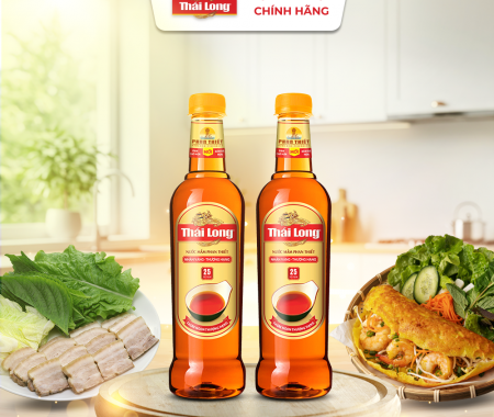 CB 2C Nước mắm Phan Thiết THÁI LONG - NHÃN VÀNG THƯỢNG HẠNG 25N - 500ml PET