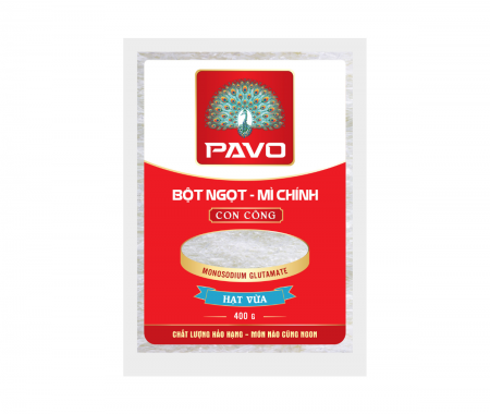 BỘT NGỌT (MÌ CHÍNH) CON CÔNG - HẠT VỪA 400gr