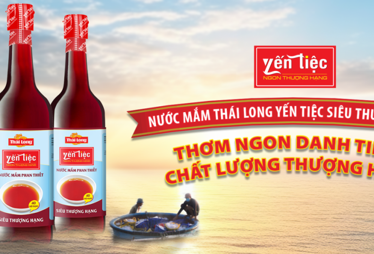 NƯỚC MẮM THÁI LONG YẾN TIỆC SIÊU THƯỢNG HẠNG 40N - THƠM NGON DANH TIẾNG - CHẤT LƯỢNG THƯỢNG HẠNG
