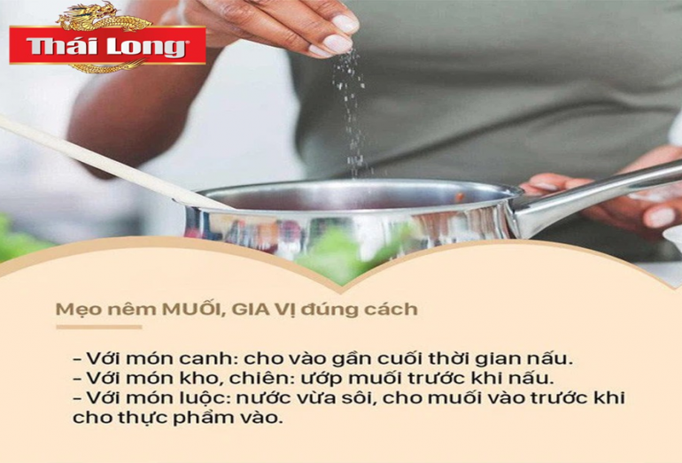 BÍ QUYẾT NÊM GIA VỊ ĐÚNG CÁCH - BẢO VỆ SỨC KHỎE CẢ NHÀ