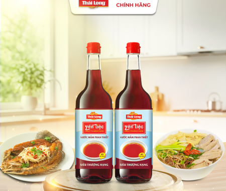 CB 2C Nước mắm Phan Thiết THÁI LONG YẾN TIỆC - SIÊU THƯỢNG HẠNG 40N - 650ml (CTT)