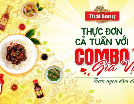 THỰC ĐƠN CẢ TUẦN CÙNG COMBO GIA VỊ THÁI LONG