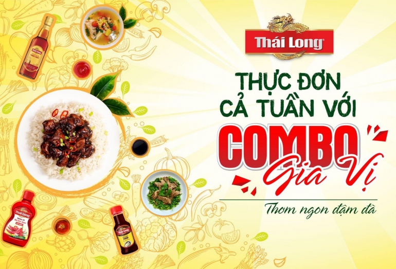 THỰC ĐƠN CẢ TUẦN CÙNG COMBO GIA VỊ THÁI LONG
