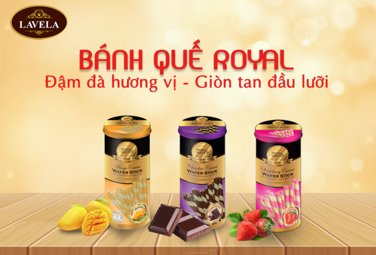 BÁNH QUẾ ROYAL NHẬP KHẨU THÁI LAN - ĐẬM ĐÀ HƯƠNG VỊ, GIÒN TAN ĐẦU LƯỠI