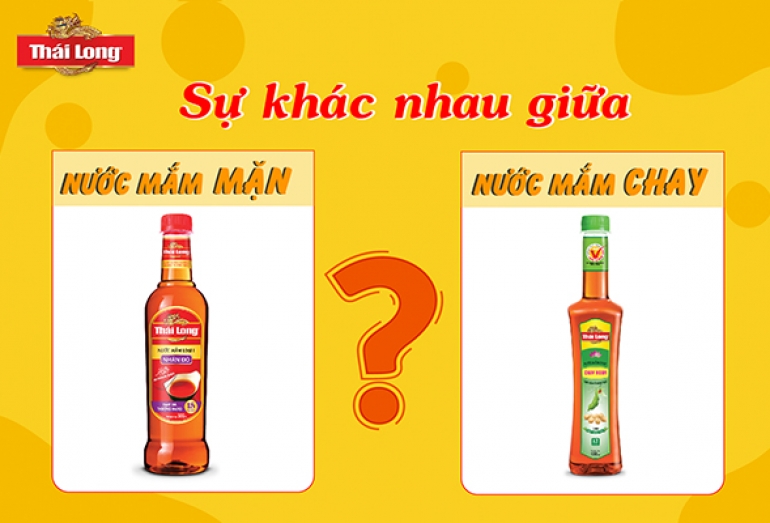 Sự khác nhau giữa nước mắm chay và nước mắm mặn?