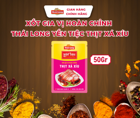 XỐT GIA VỊ HOÀN CHỈNH THÁI LONG YẾN TIỆC - THỊT XÁ XÍU